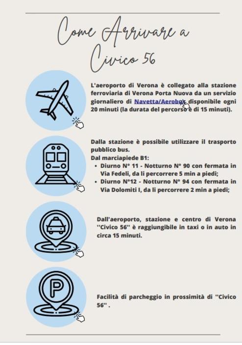 Civico 56 Apartment Верона Екстериор снимка